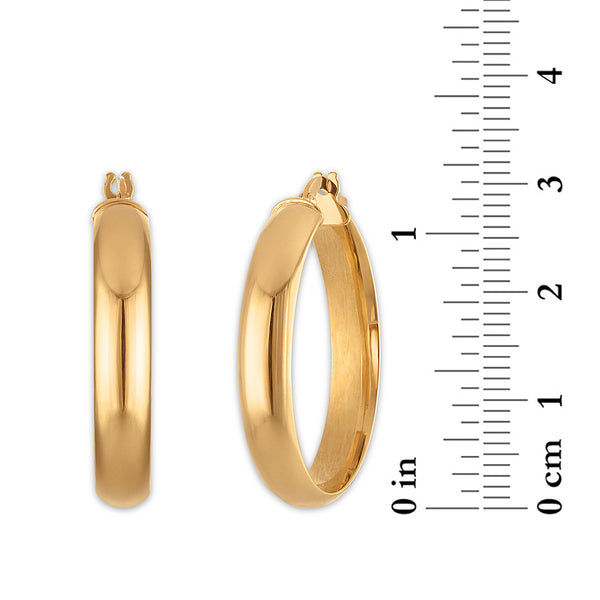 Hoop Earrings in 14KT Gold