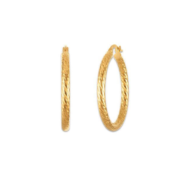 Hoop Earrings in 14KT Gold
