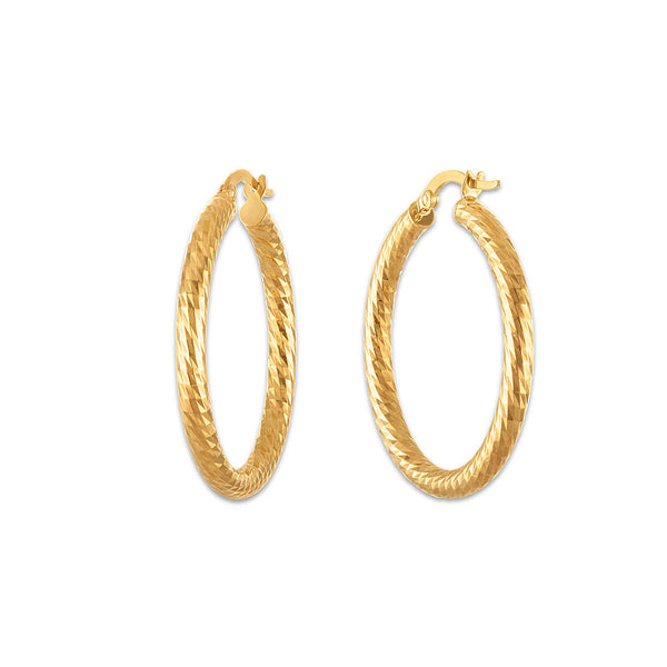 Hoop Earrings in 14KT Gold