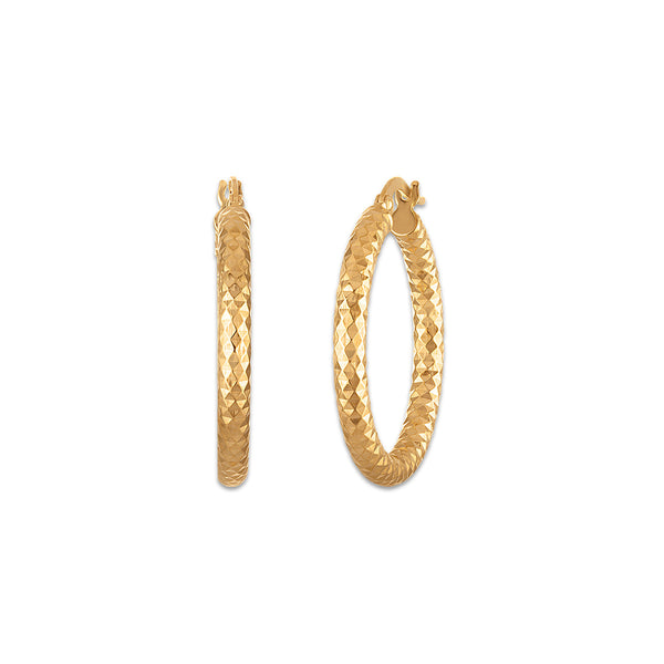 Hoop Earrings in 14KT Gold