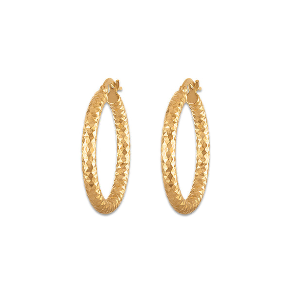 Hoop Earrings in 14KT Gold
