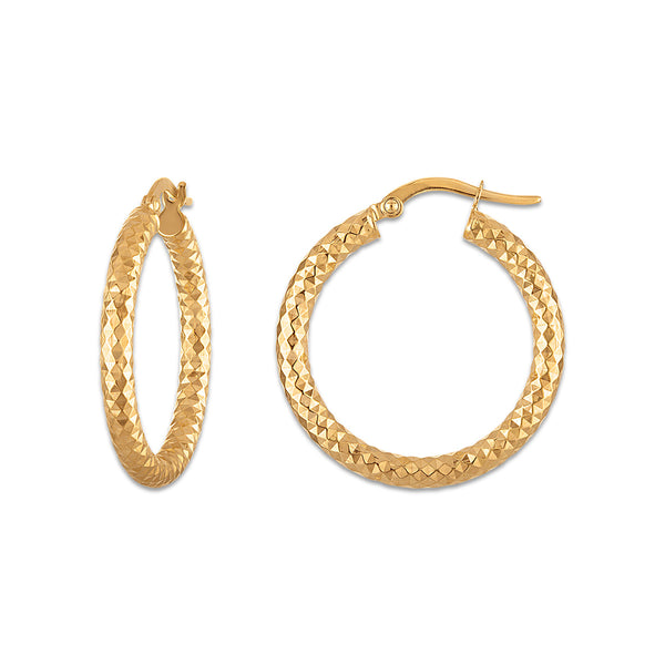 Hoop Earrings in 14KT Gold