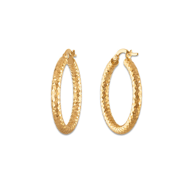 Hoop Earrings in 14KT Gold