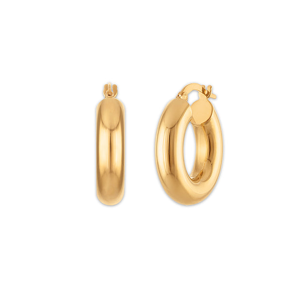 Hoop Earrings in 14KT Gold