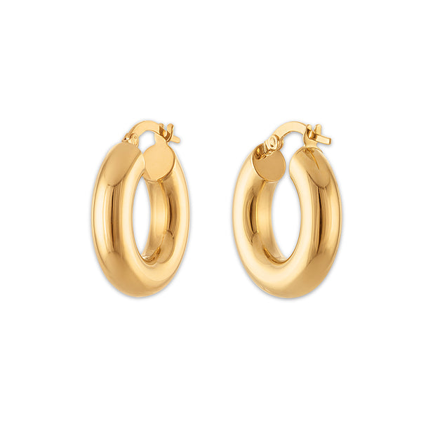 Hoop Earrings in 14KT Gold
