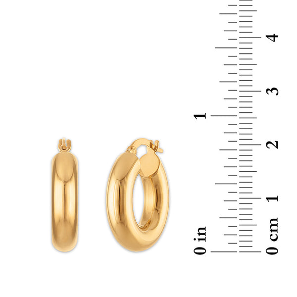 Hoop Earrings in 14KT Gold
