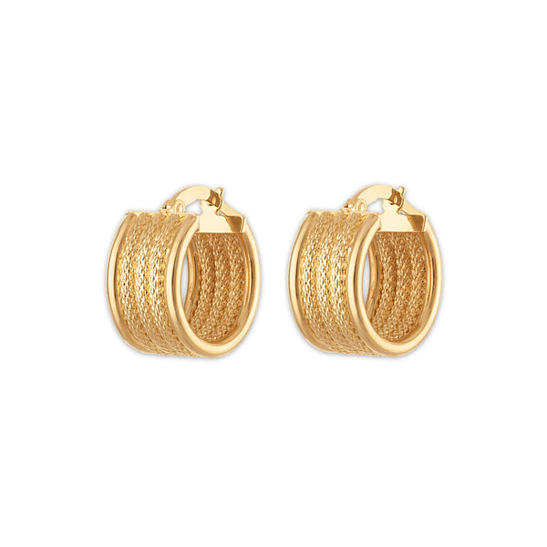 Huggie Earrings in 10KT Gold