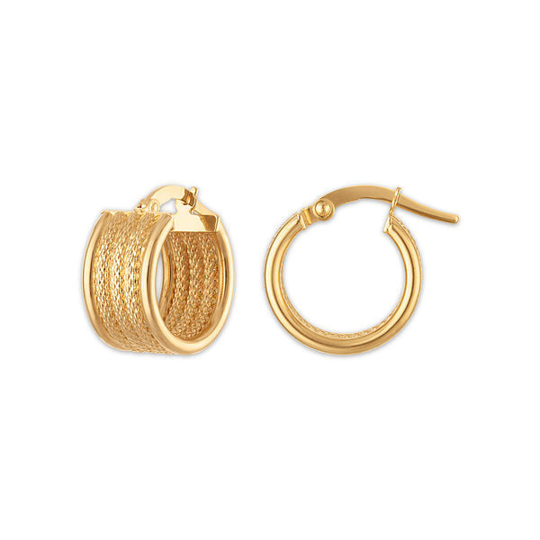 Huggie Earrings in 10KT Gold