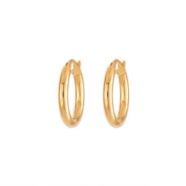 14KT Yellow Gold 20MM Hoops