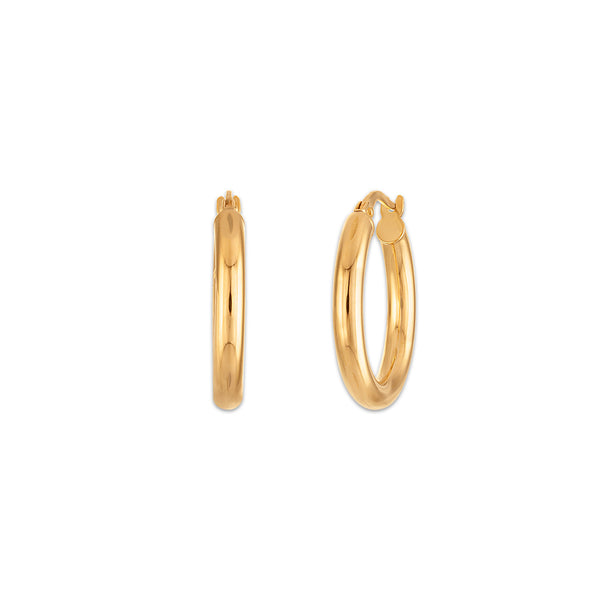 14KT Yellow Gold 20MM Hoops