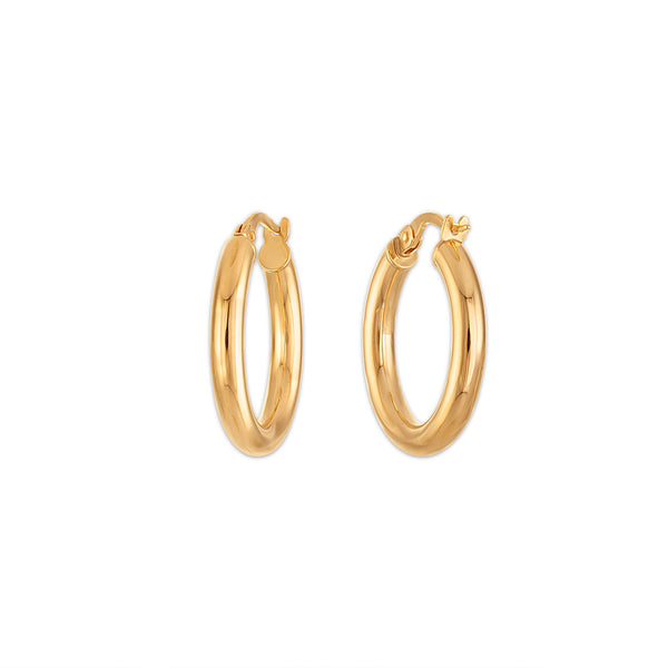 14KT Yellow Gold 20MM Hoops