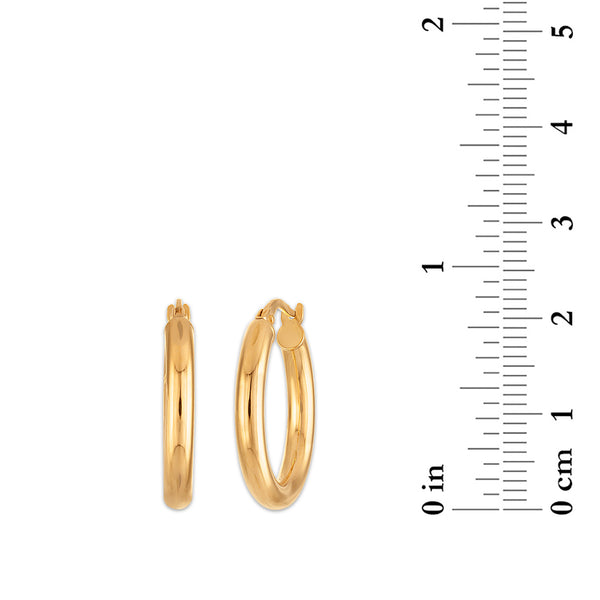 14KT Yellow Gold 20MM Hoops