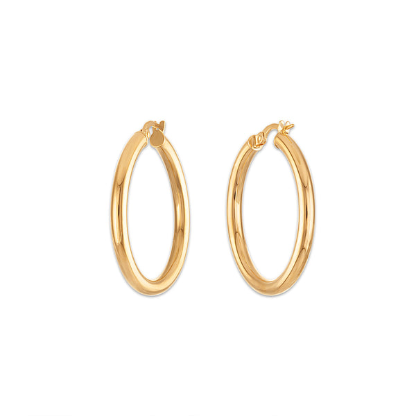 Hoop Earrings in 14KT Gold