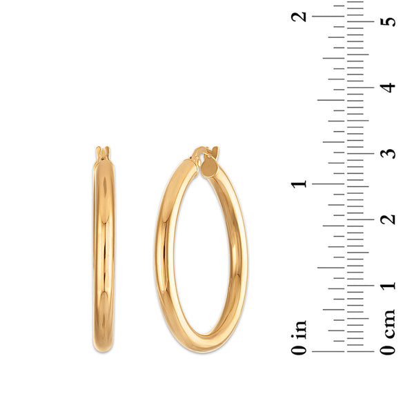 Hoop Earrings in 14KT Gold