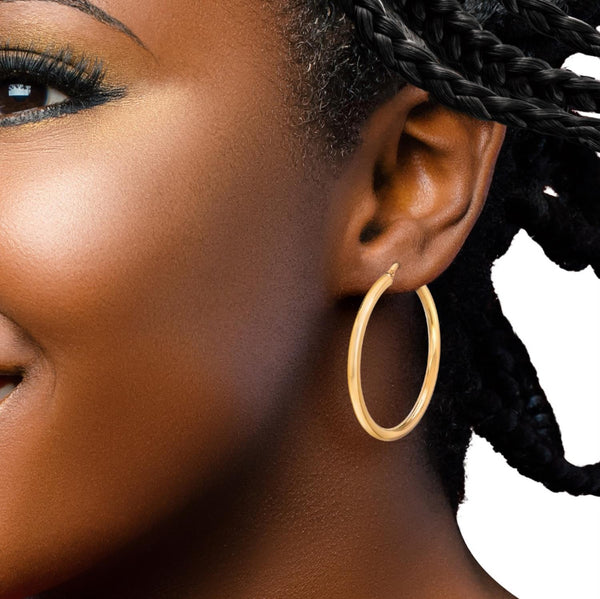 Hoop Earrings in 14KT Gold