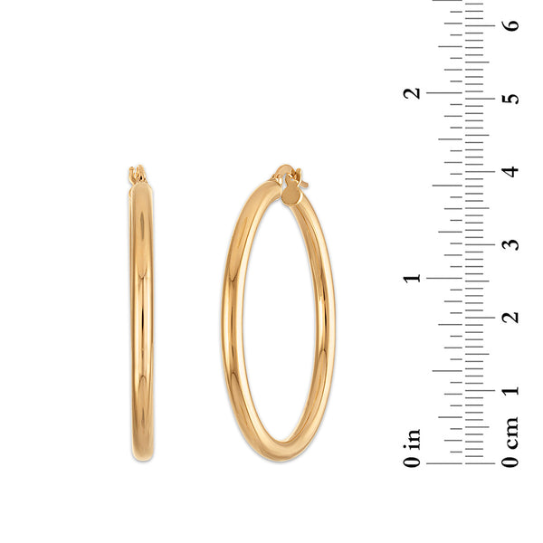 Hoop Earrings in 14KT Gold