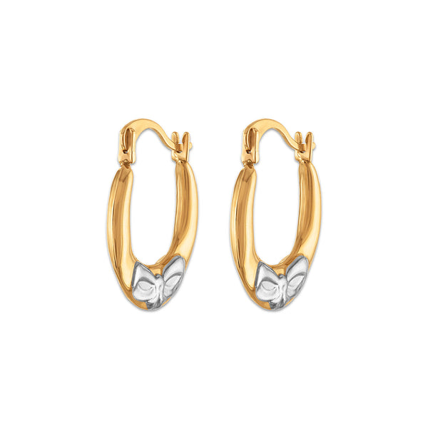 Hoop Earrings in 10KT Gold