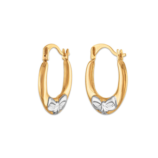 Hoop Earrings in 10KT Gold