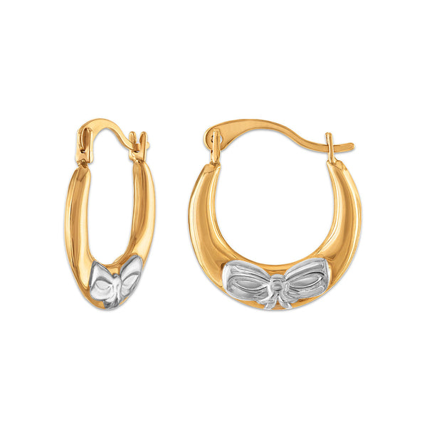 Hoop Earrings in 10KT Gold