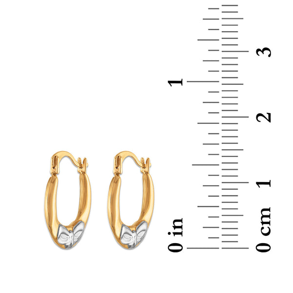 Hoop Earrings in 10KT Gold