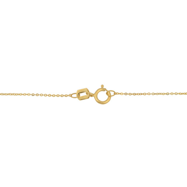 10KT Yellow Gold 18-inch Heart Necklace