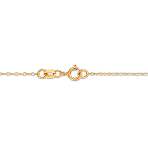 10KT Two-Tone Gold 18-inch Puffed Heart with Bow Necklace