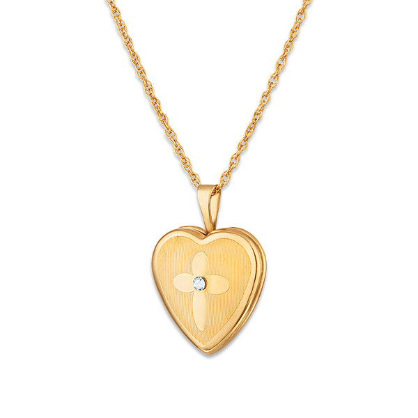Diamond Hearts & Symbols Pendant in 925 Silver