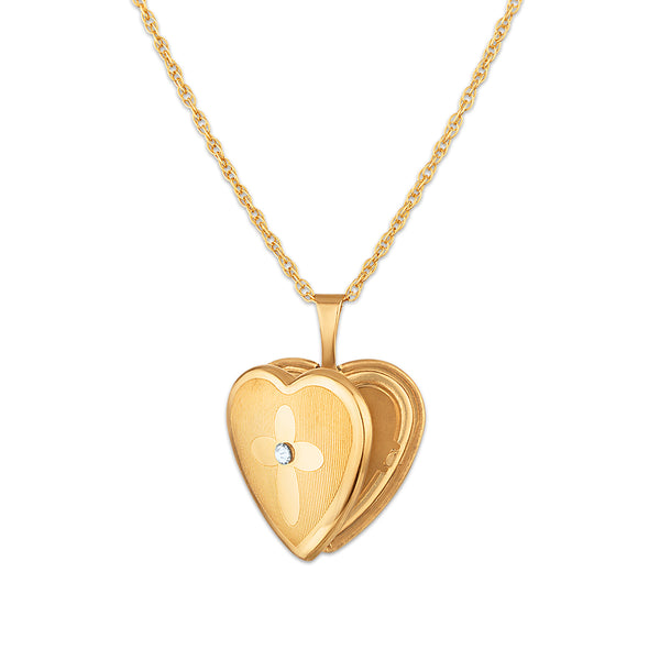 Diamond Hearts & Symbols Pendant in 925 Silver