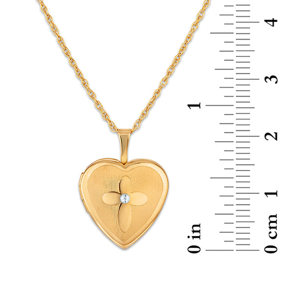 Diamond Hearts & Symbols Pendant in 925 Silver