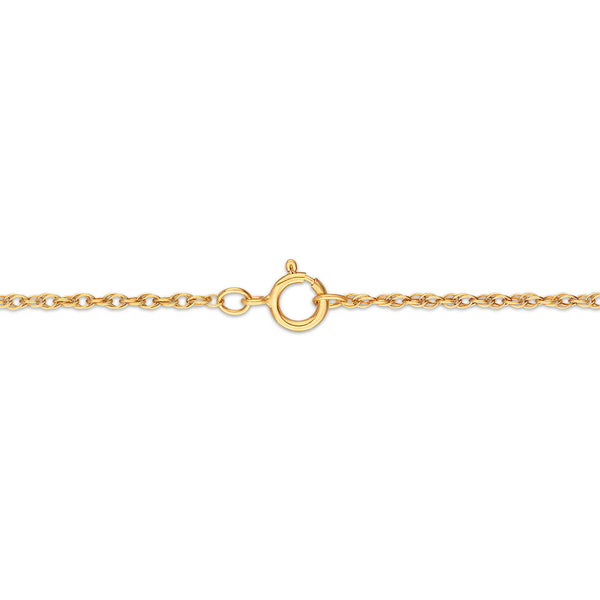Gold Plated Sterling Silver 20MM 18-inch Heart Shaped Mom Locket