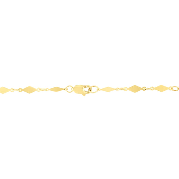14KT Yellow Gold 18-inch 3MM Fancy Necklace