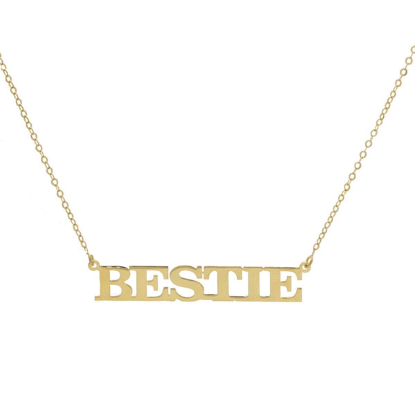 10KT Yellow Gold 18-inch Bestie Necklace