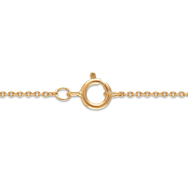 White Diamond Pendant in 10KT Gold
