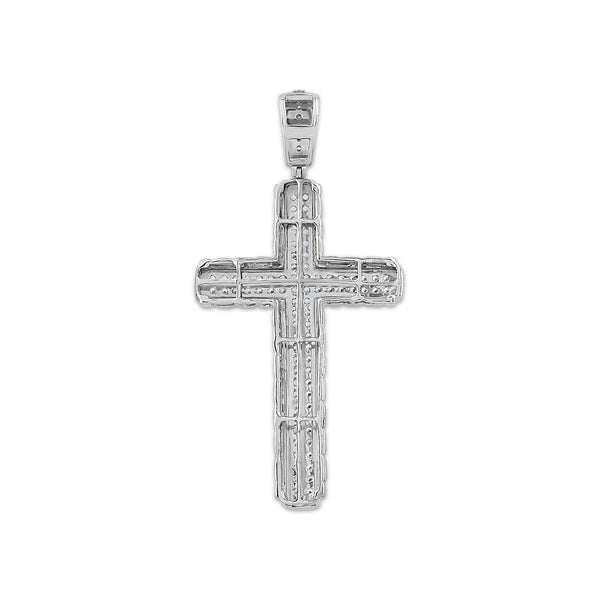 Diamond Religious Pendant in 925 Silver