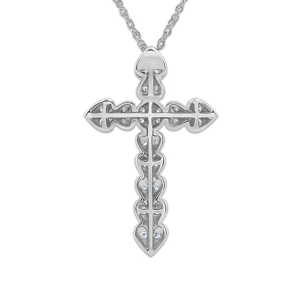 Diamond Heart Pendant in 925 Silver