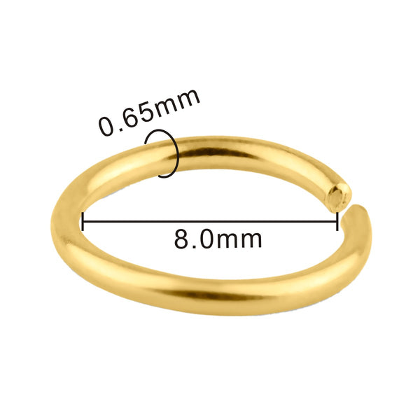 14KT Yellow Gold Hoop Nose Ring
