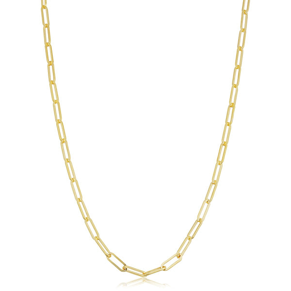 14KT Gold Filled 18-inch 2.6MM Wide Paperclip Chain