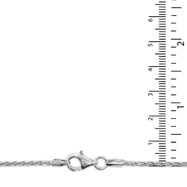 Wheat Chain in 925 Silver
