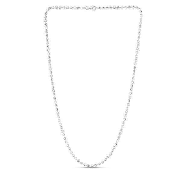 Beaded Chain in 925 Silver