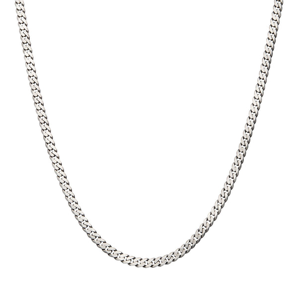 Inox Sterling Silver 24-inch 5.4MM Rogue Curb Chain