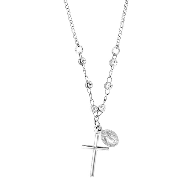 Cross Necklace in 925 Silver