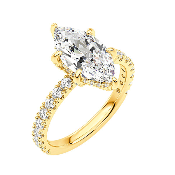 White Cubic Zirconia Solitaire Ring in 925 Silver