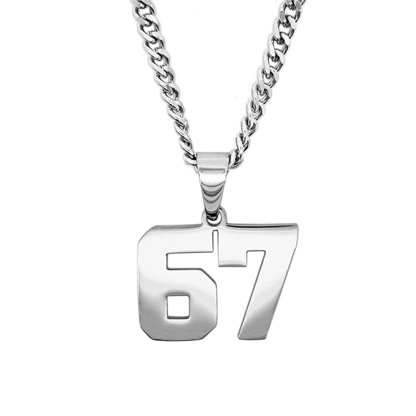 Stainless Steel 20-inch 67 Pendant