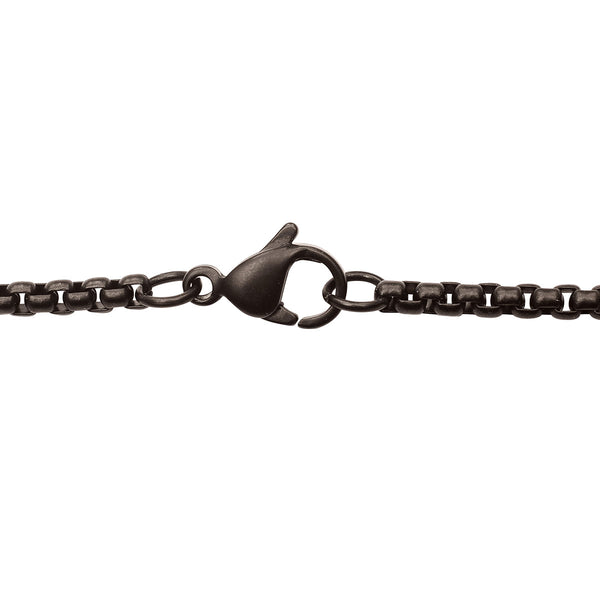 Inox 22-inch Anchor Pendant in Black IP Stainless Steel