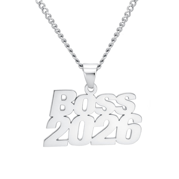 Stainless Steel Boss 2026 22-inch Pendant
