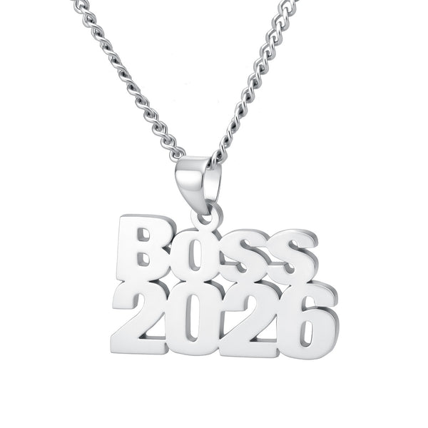 Stainless Steel Boss 2026 22-inch Pendant