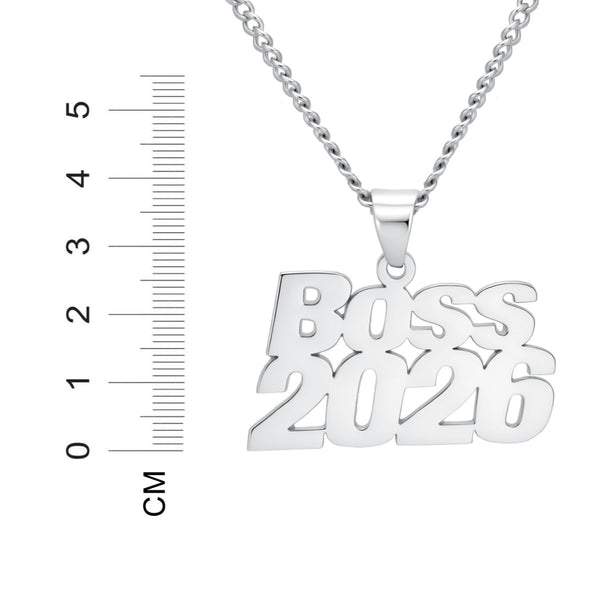 Stainless Steel Boss 2026 22-inch Pendant