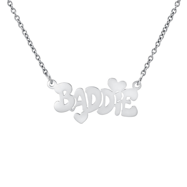 Stainless Steel 18-inch Baddie Necklace