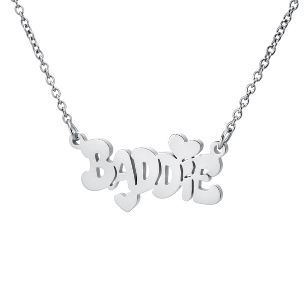 Stainless Steel 18-inch Baddie Necklace
