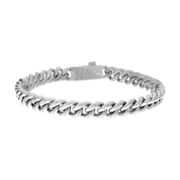 Inox 8-inch Titaninum Curb Link Bracelet
